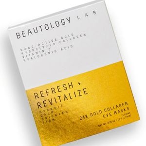 Beautology Lab - Refresh + Revitalize 24K Gold Collagen Eye Masks NEW